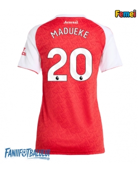Arsenal Noni Madueke #20 Tricou Fotbal Replică 2025-26 Femei Acasa